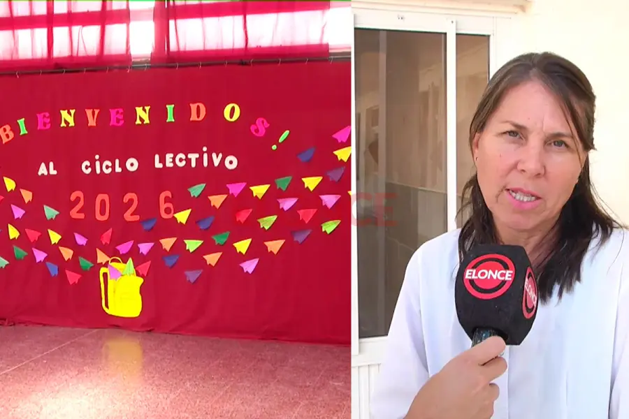 La escuela Jorge Newbery inici&oacute; las clases. Foto: Elonce.