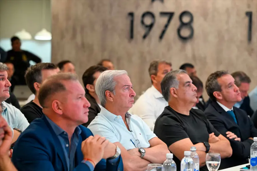 Los dirigentes de clubes. (Infobae).