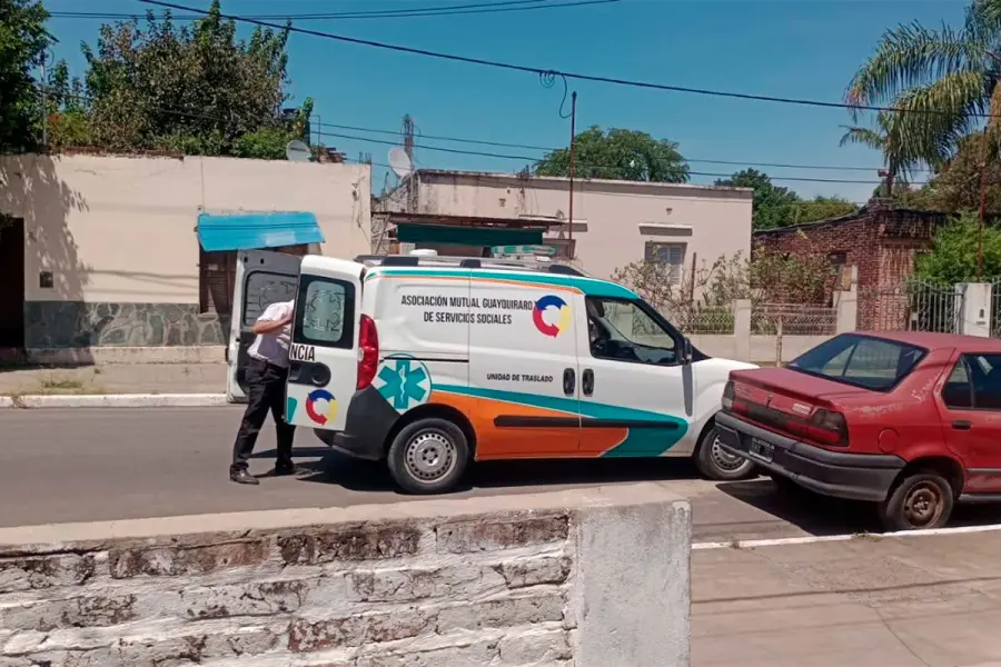 Mujer de 82 a&ntilde;os rescatada en Santa Elena (foto Viva Guardamonte)