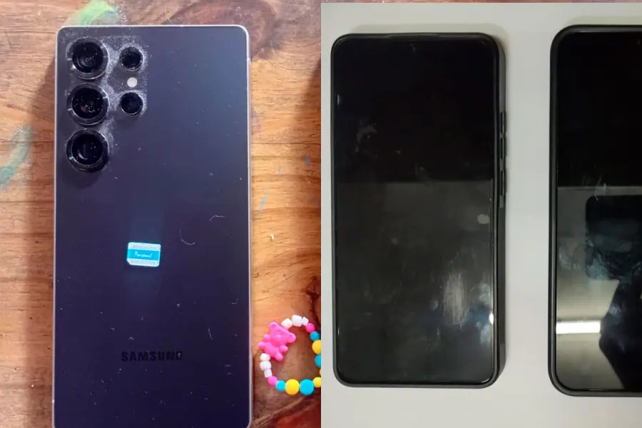 Celulares secuestrados.