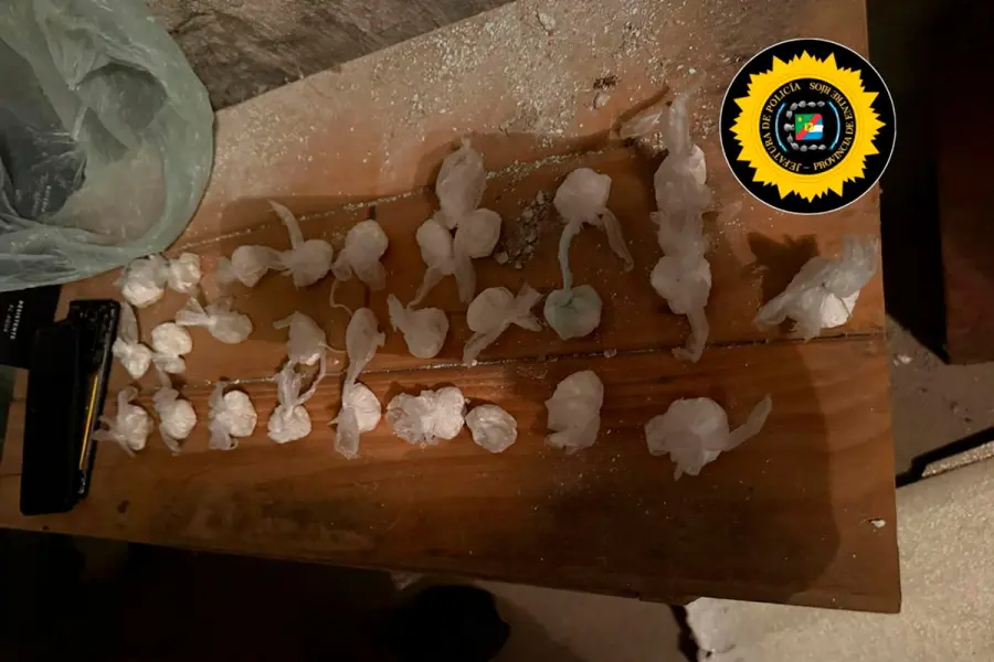 Operativo policial en Bovril (foto Polic&iacute;a de Entre R&iacute;os)