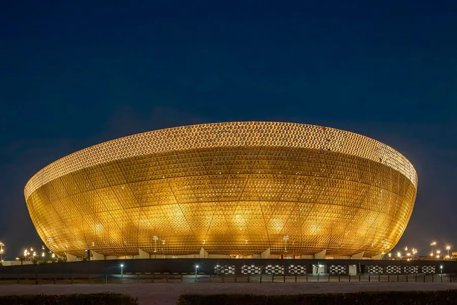 Estadio Lusail, donde se jugar&iacute;a la Finalissima. Foto: Archivo.