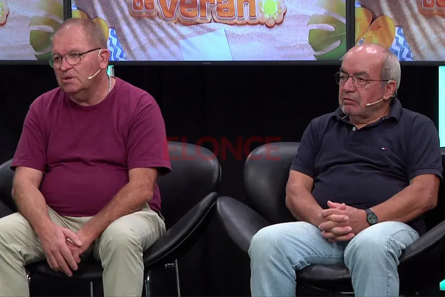 Alfonso Glocker y Eduardo Garc&iacute;a, vecinos de Oro Verde (foto Elonce)