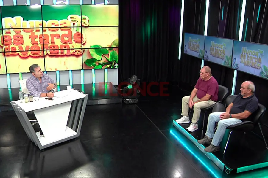 Alfonso Glocker y Eduardo Garc&iacute;a, vecinos de Oro Verde (foto Elonce)