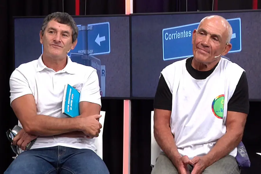 C&eacute;sar Baudino y Tom&aacute;s Caino.