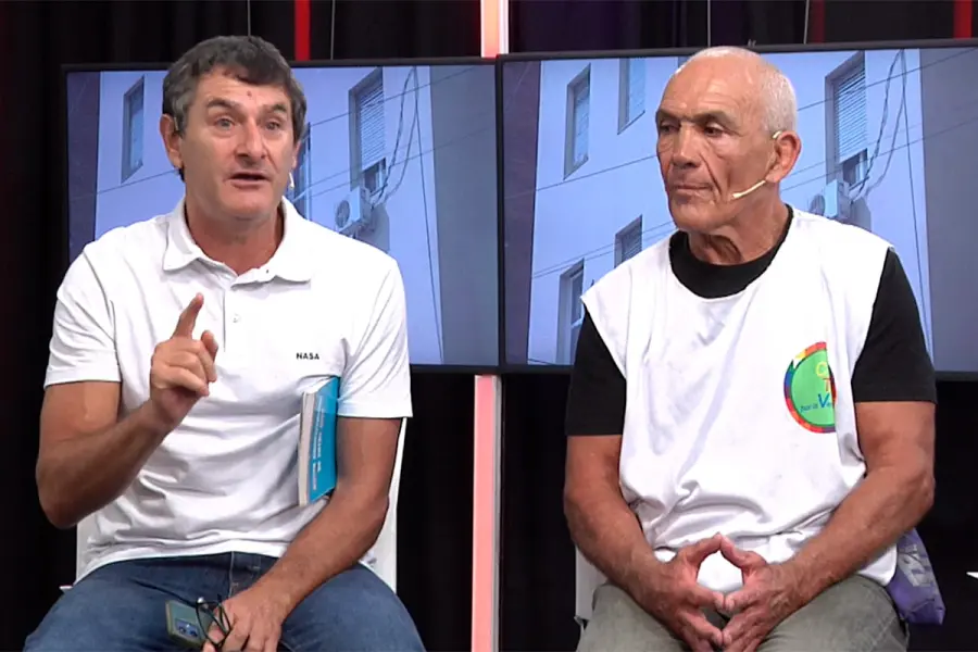 C&eacute;sar Baudino y Tom&aacute;s Caino.