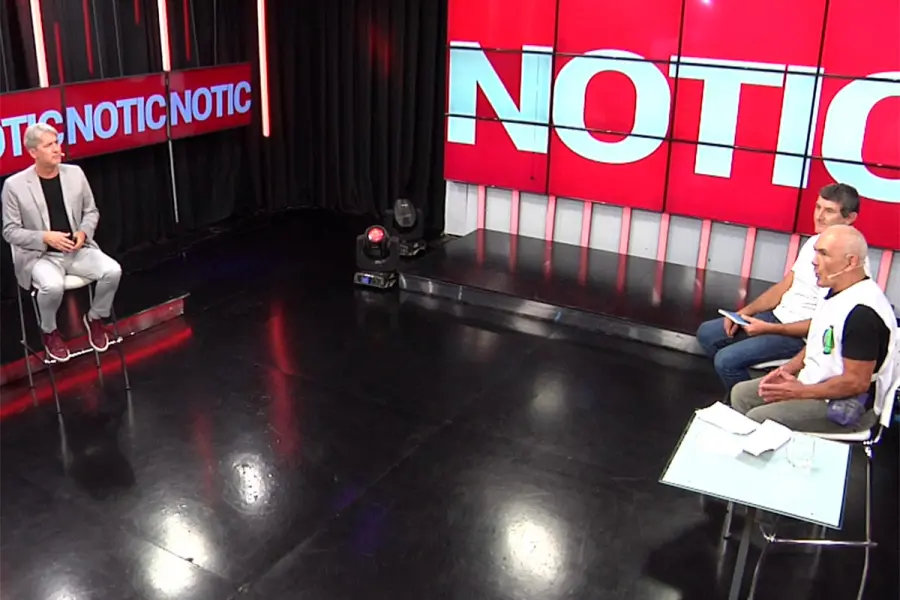 C&eacute;sar Baudino y Tom&aacute;s Caino.