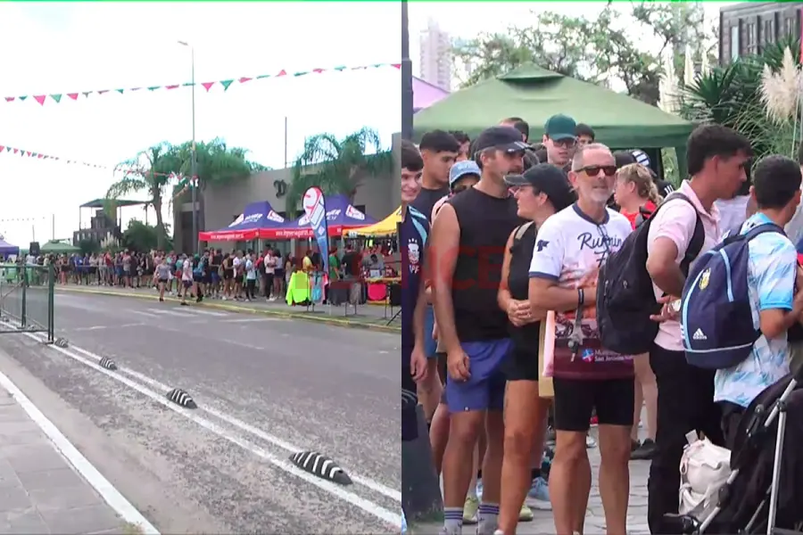 Previa carrera nocturna. Foto: Elonce.