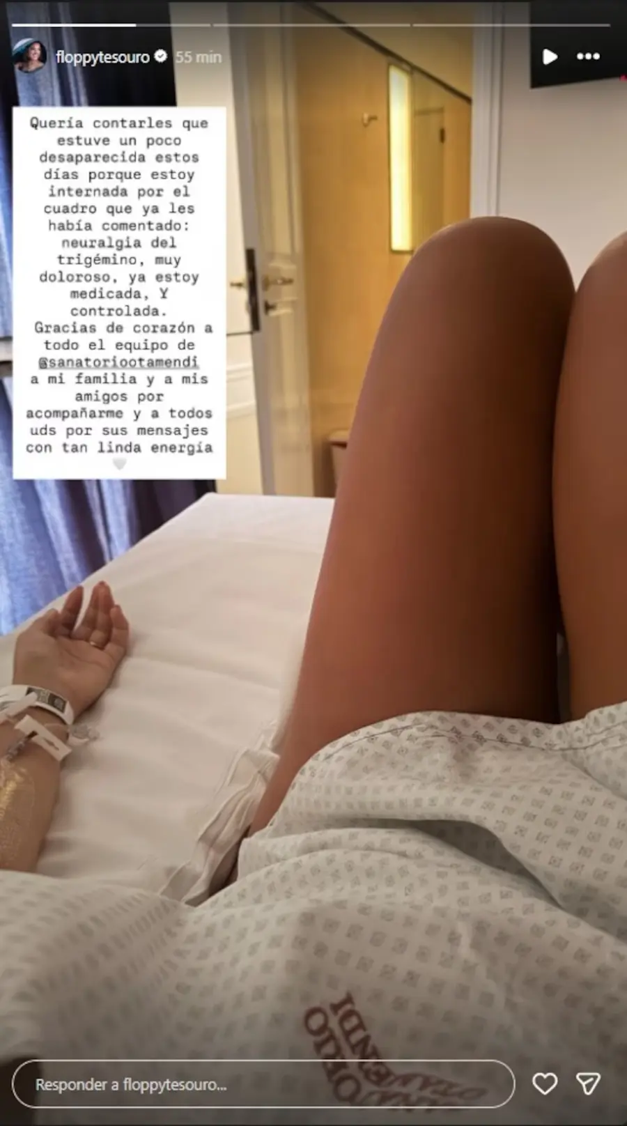 Las historias que comparti&oacute; Floppy Tesouro en sus redes