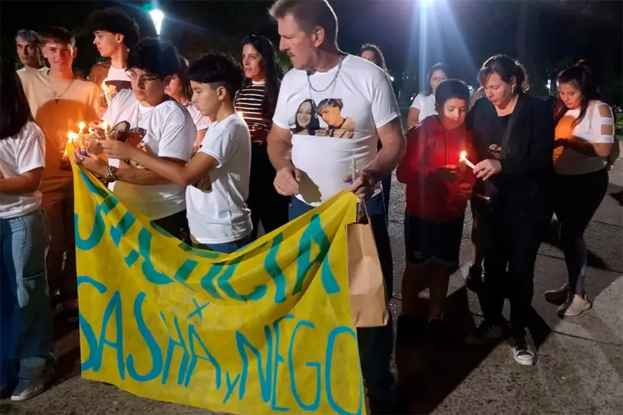 Movilizaci&oacute;n en Crespo (foto Estaci&oacute;n Plus Crespo)