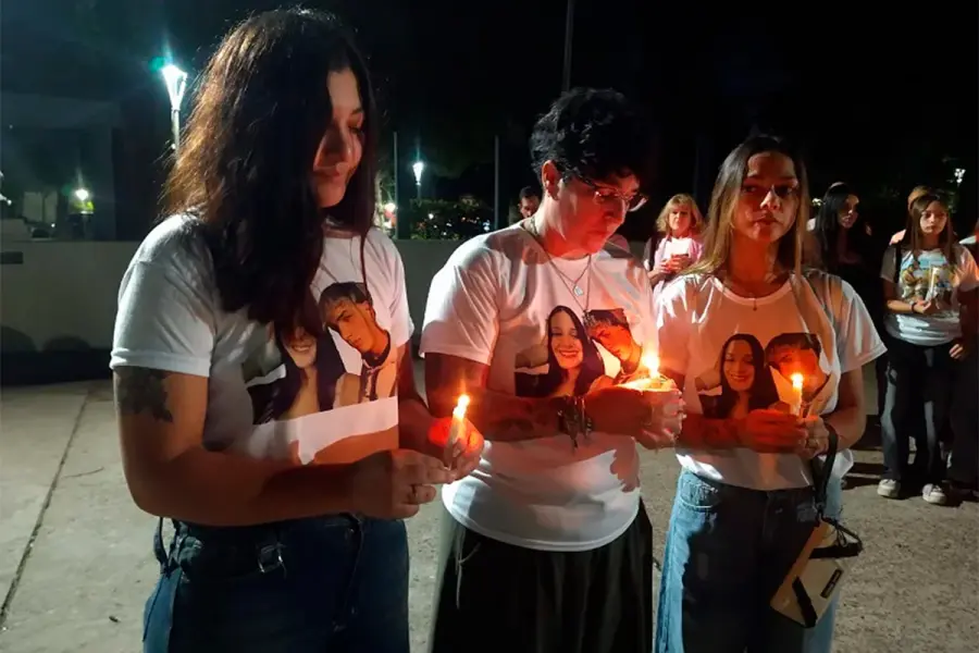 Movilizaci&oacute;n en Crespo (foto Estaci&oacute;n Plus Crespo)