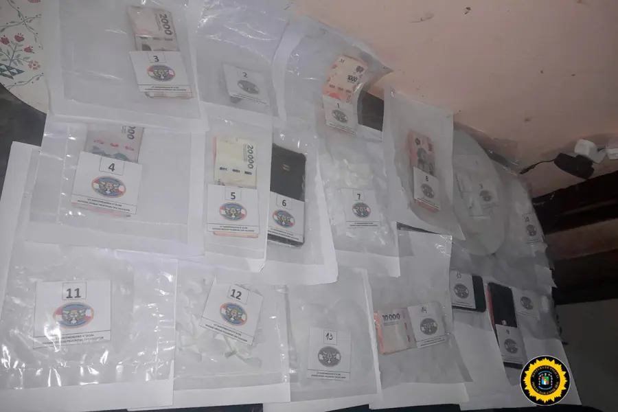 Operativo por narcomenudeo en Concordia (foto Polic&iacute;a de Entre R&iacute;os)