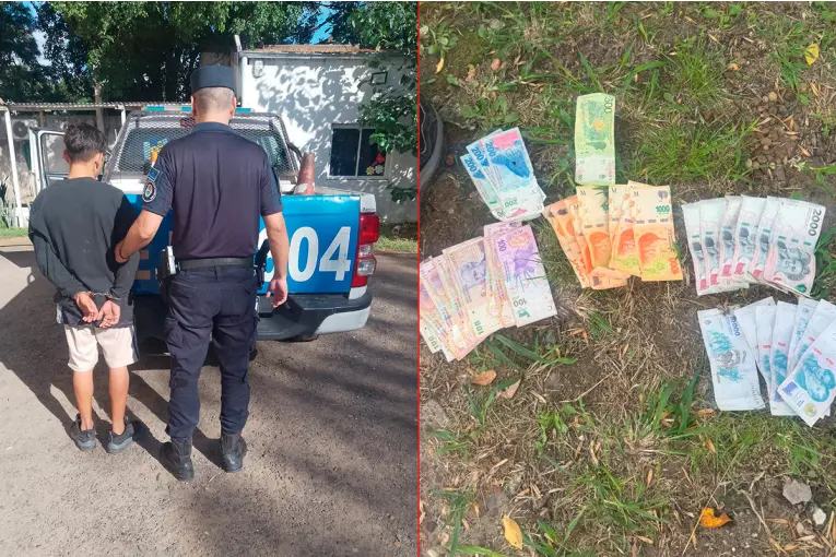Detuvieron por robo a sujeto que gozaba de arresto domiciliario en Paraná