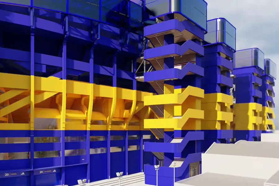 La Bombonera contar&aacute; con nuevos pilares y ascensores. Foto: Infobae.