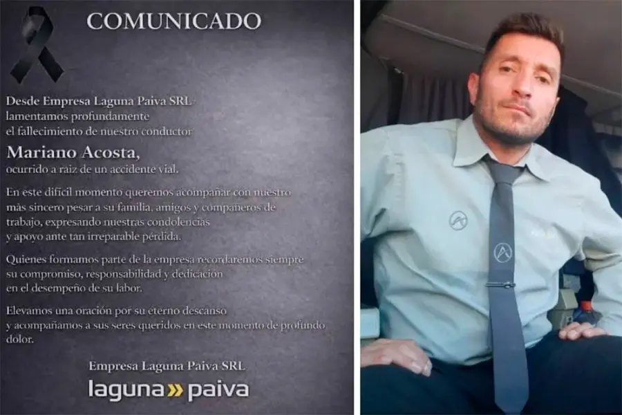 El comunicado de la empresa (foto Aire de Santa Fe)