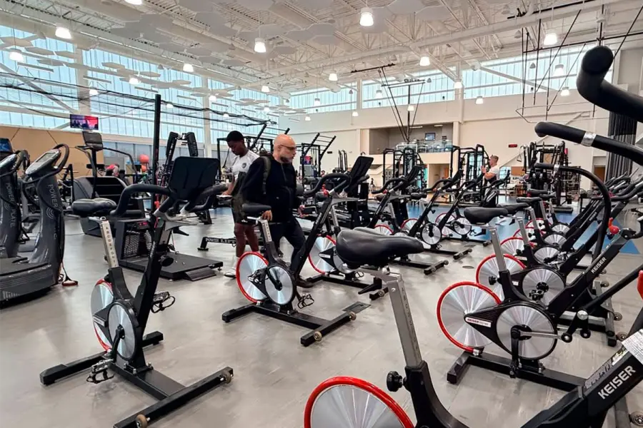 Gimnasio d la sede de la Selecci&oacute;n Argentina.