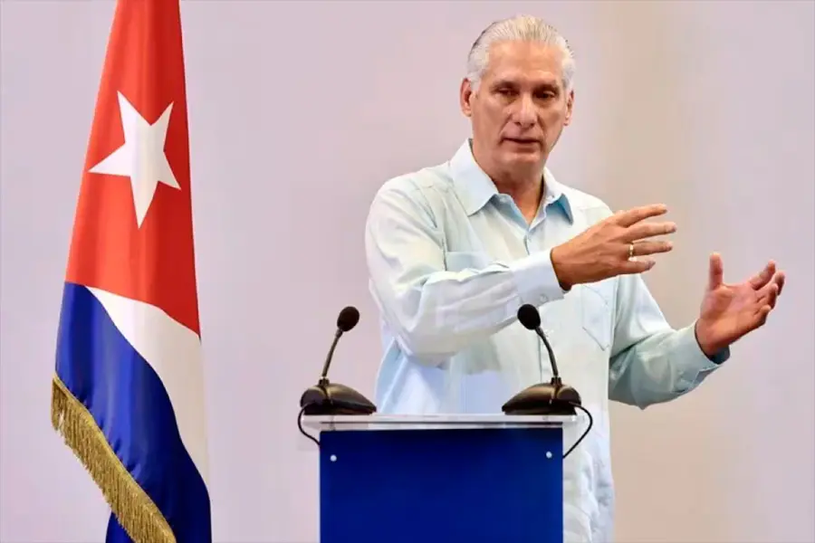 El presidente de Cuba, Miguel D&iacute;az-Canel.