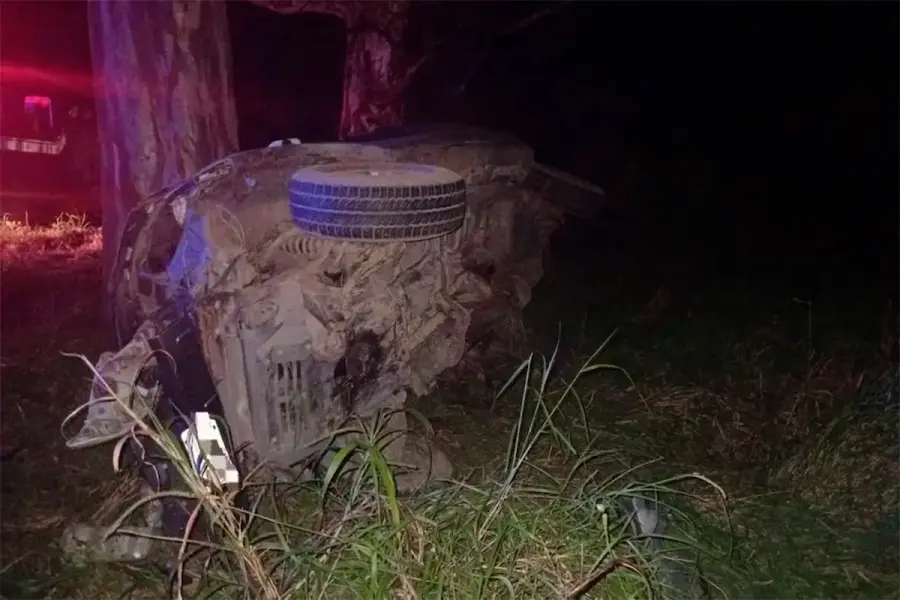 Tragedia en una ruta de C&oacute;rdoba (foto Polic&iacute;a de C&oacute;rdoba)