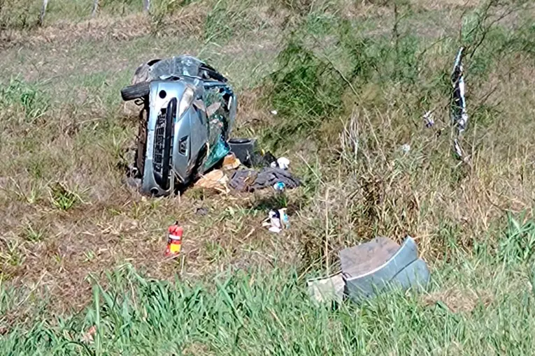 Tragedia en la Autovía Artigas: murió una bebita producto de un vuelco en Colón