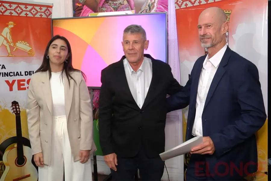 Presentaci&oacute;n de la Fiesta Provincial del Yeso (foto Elonce)