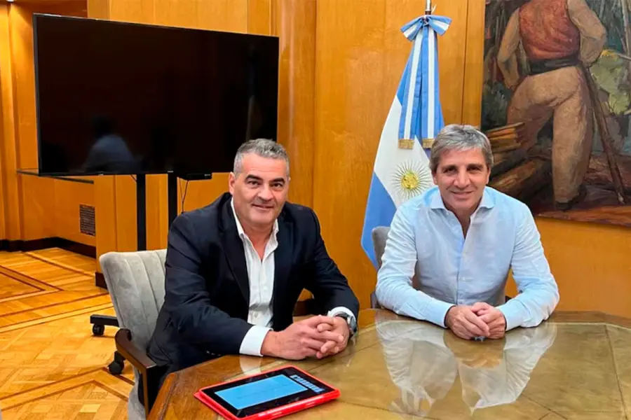 Fernando Bearzi y Luis Caputo.