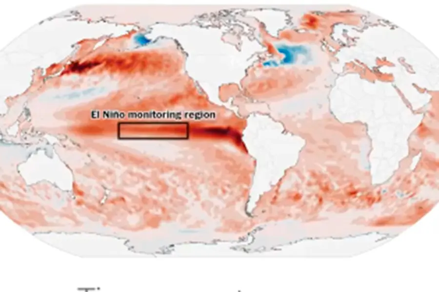 Fen&oacute;meno El Ni&ntilde;o. Foto: Meteored.