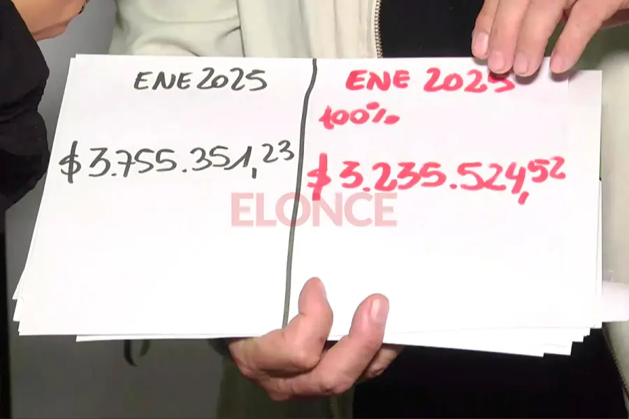 Un jubilado categor&iacute;a 3 en el escalaf&oacute;n de OSER cobr&oacute; en enero $3.235.000 y un activo, $3.375.000 (foto Elonce)