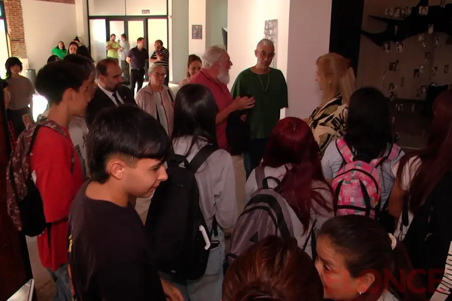 Romero en "Biomemoria" (foto Elonce)