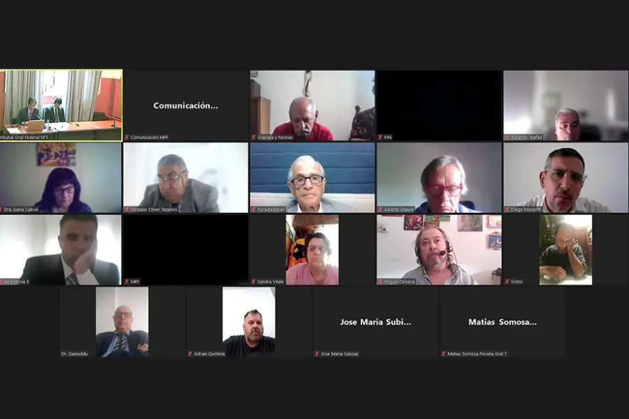 Algunos de los imputados de la causa - Foto: a&ntilde;o 2023