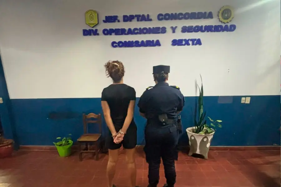 Una mujer fue detenida en Concordia por la pelea.