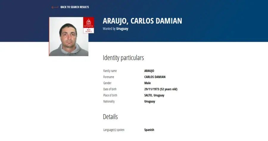 La b&uacute;squeda que inici&oacute; Interpol