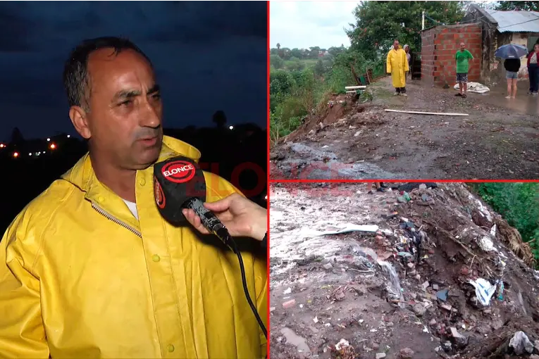 Preocupación en barrio de Paraná por desbarrancamiento e inundaciones tras lluvias