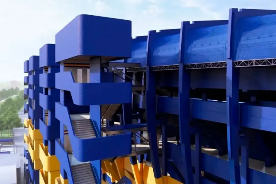 Primeras im&aacute;genes de la ampliaci&oacute;n de la Bombonera.