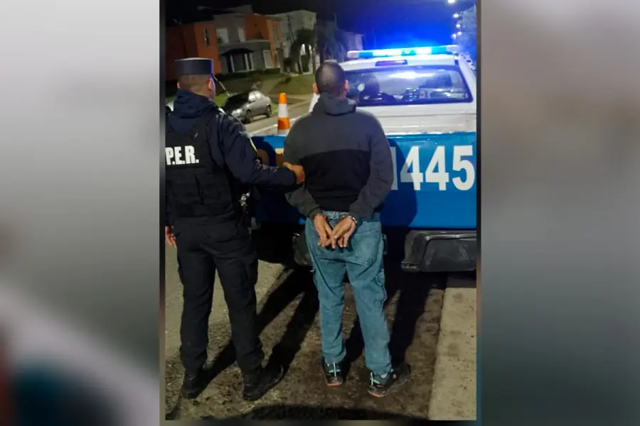 Detenido en Paran&aacute; (foto Polic&iacute;a de Entre R&iacute;os)