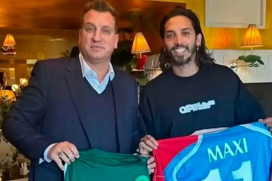 Maxi L&oacute;pez y Ezequiel Schelotto.