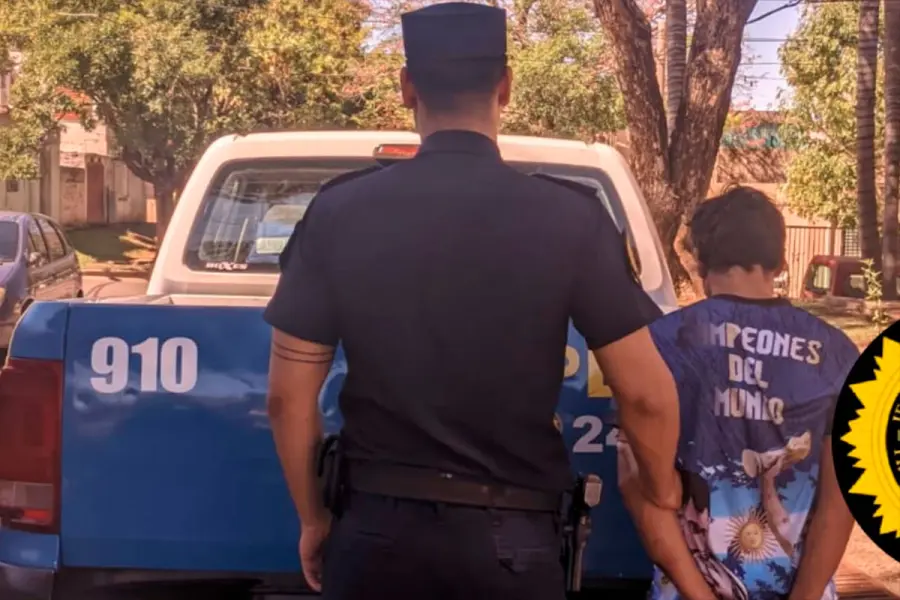 Detenido en Paran&aacute; (foto Polic&iacute;a de Entre R&iacute;os)