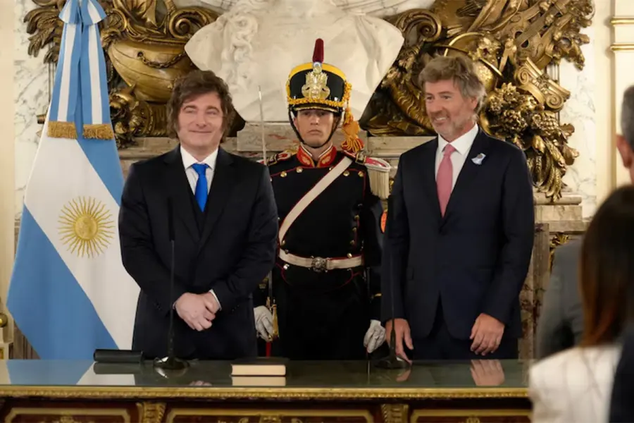 Milei y Juan Bautista Mahiques