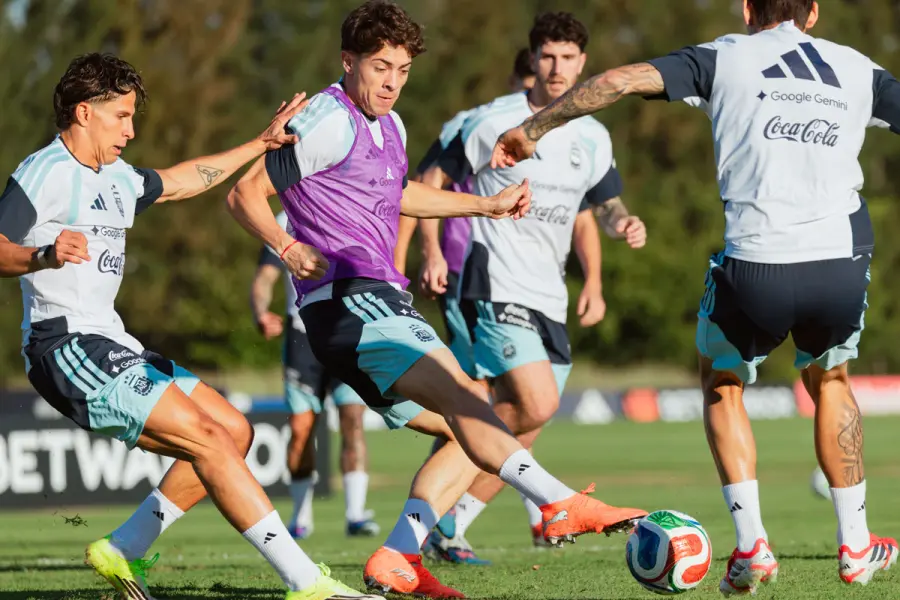Entrenamiento de la Selecci&oacute;n.