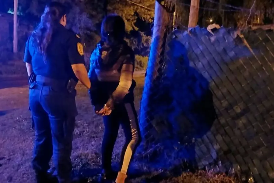 Detenida en Victoria.