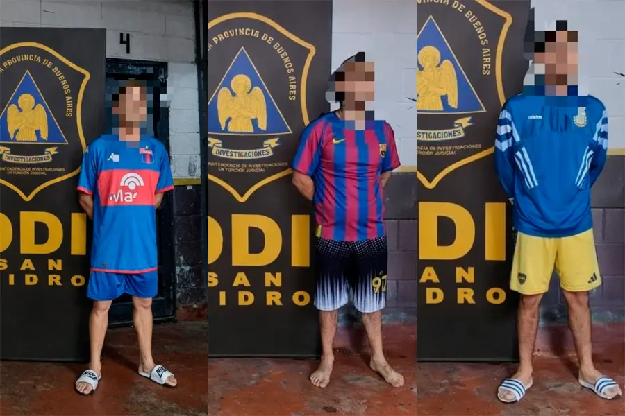 Tres presos fueron detenidos por la estafa a los jueces (foto Clar&iacute;n)
