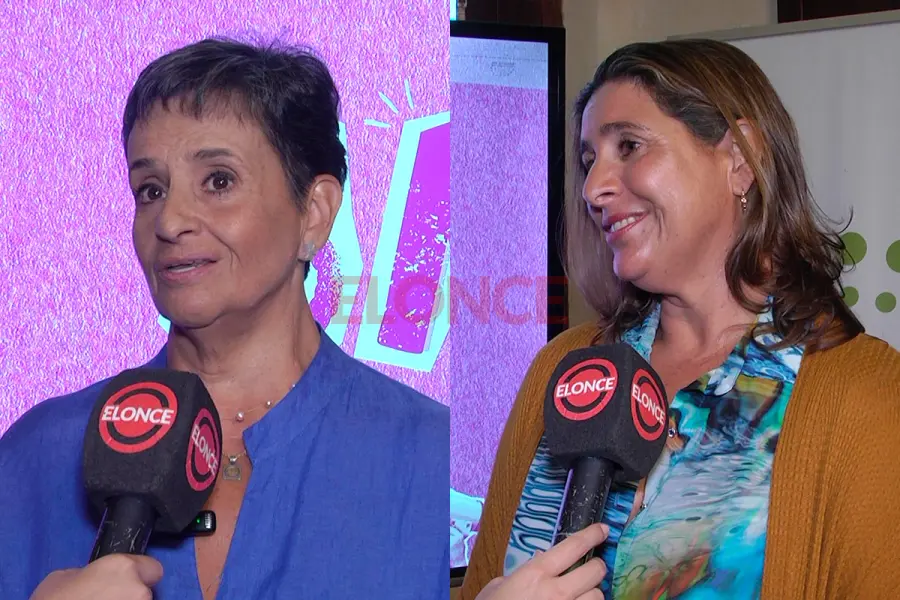 Mireya L&oacute;pez Bernis y Silvina Crosa (foto Elonce)