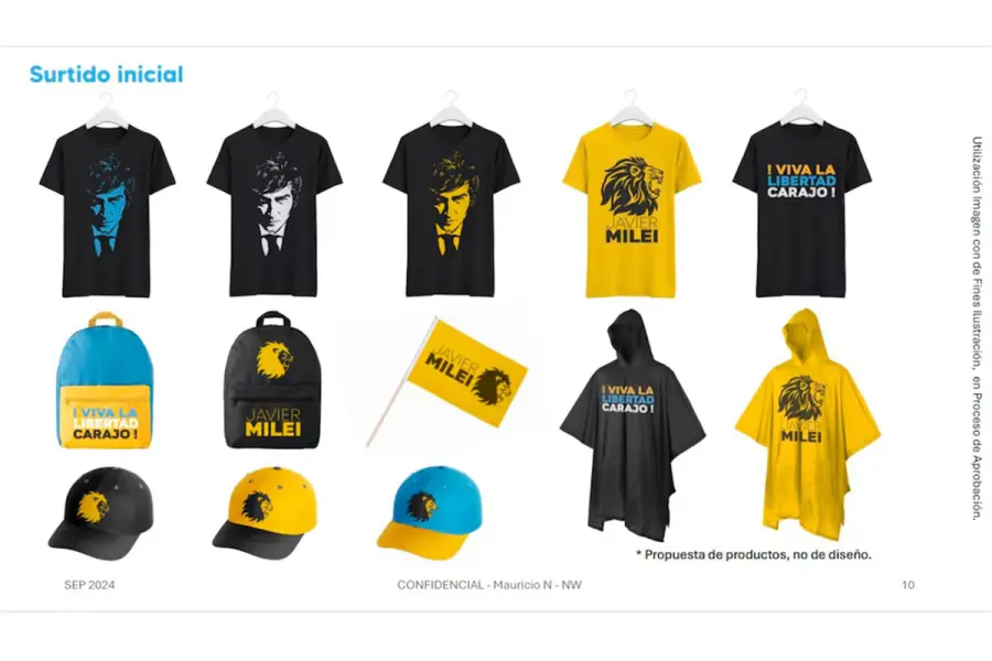 Boceto hallado en el celular de Novelli