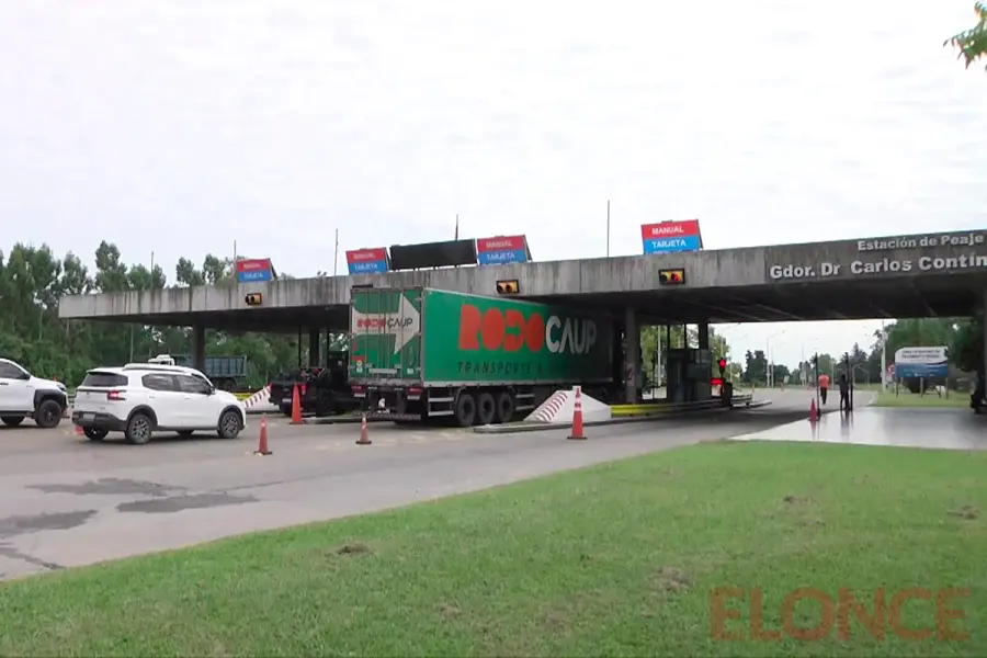 Peaje en el T&uacute;nel Subfluvial (foto Elonce)
