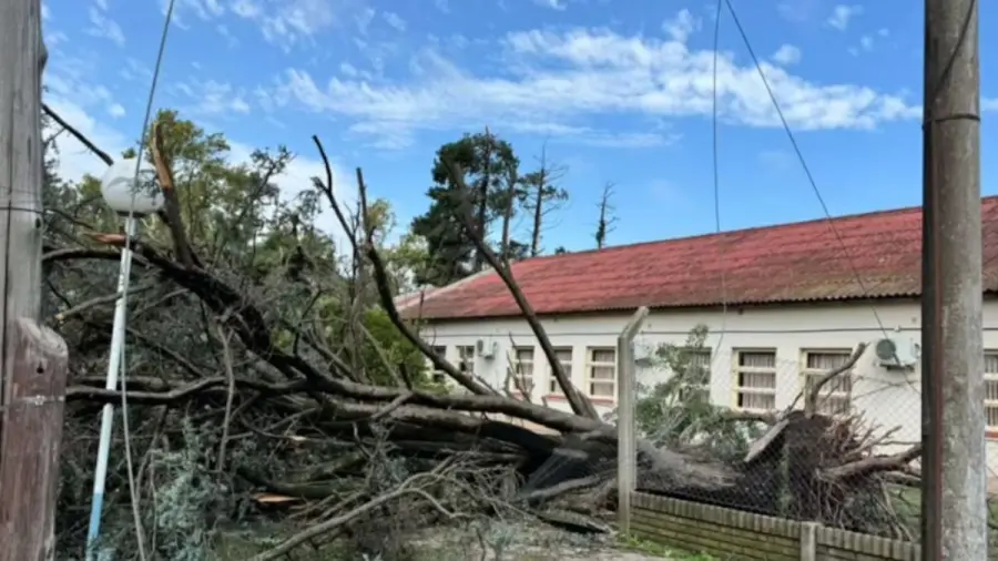 Los da&ntilde;os tras el temporal en Bombal, Santa Fe