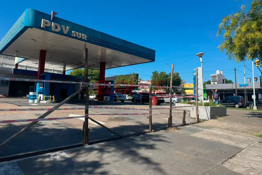 Cerr&oacute; una estaci&oacute;n de servicios de Paran&aacute; (foto Elonce)