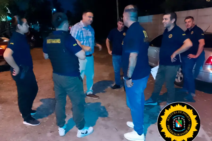 Allanamiento en Concordia.