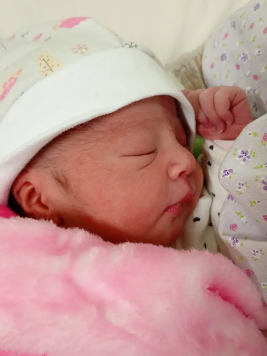 La reci&eacute;n nacida se llama Tatiana Sarahi S&aacute;nchez Ferraris (foto Hospital San Blas de Nogoy&aacute;)