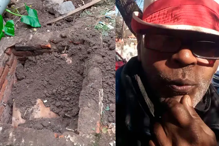 Lugar donde lo encontraron.