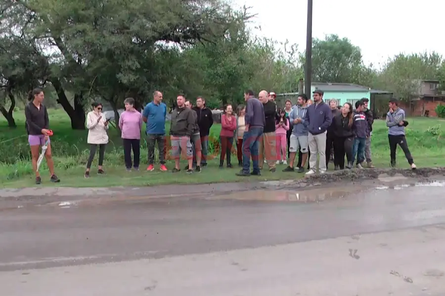 Vecinos calle Miguel David.