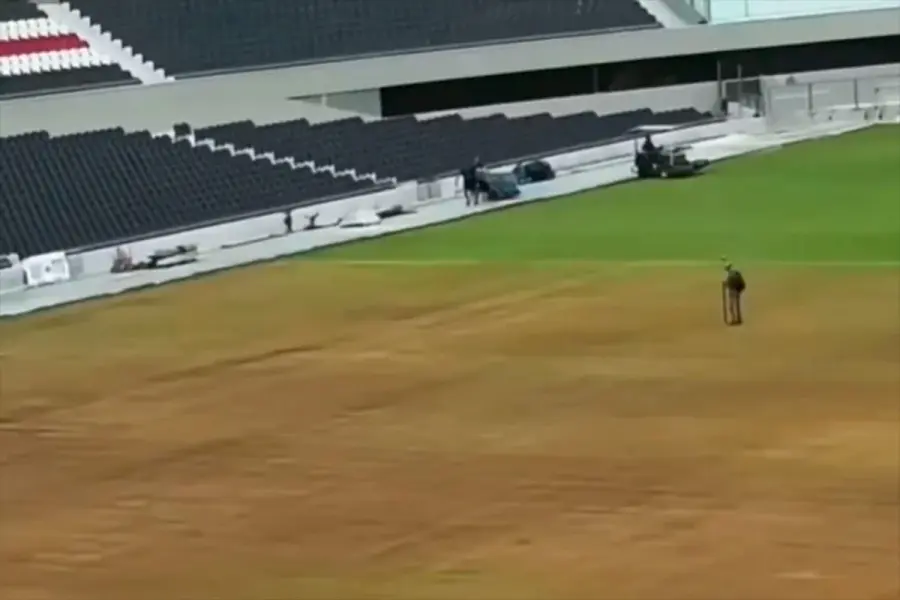 Preocupa el c&eacute;sped del Monumental.